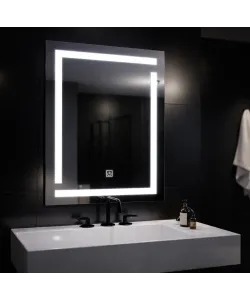 Oglinda LED Giga, 60x80cm, 14W, Touch, Lumina 6000K