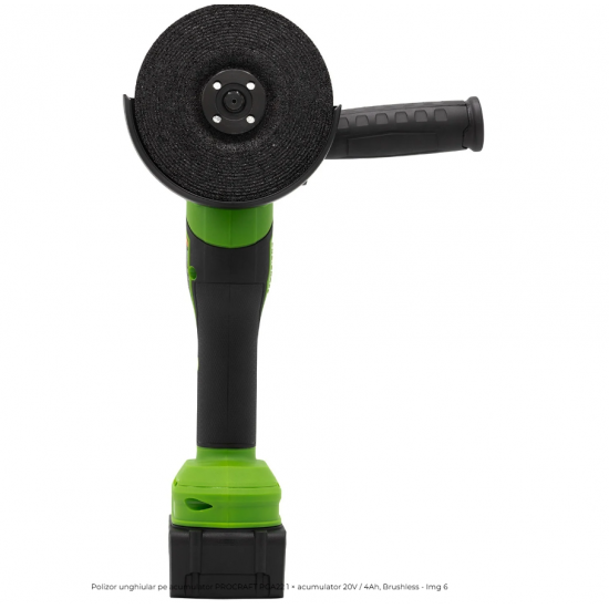 Polizor unghiular pe acumulator PROCRAFT PGA22 1 × acumulator 20V / 4Ah, Brushless