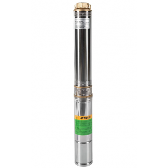 Pompa submersibila Micul Fermier, pentru apa curata, 1.1 kW, debit 6300 l/h, inaltime maxima pompare 53 m, 8 turbine