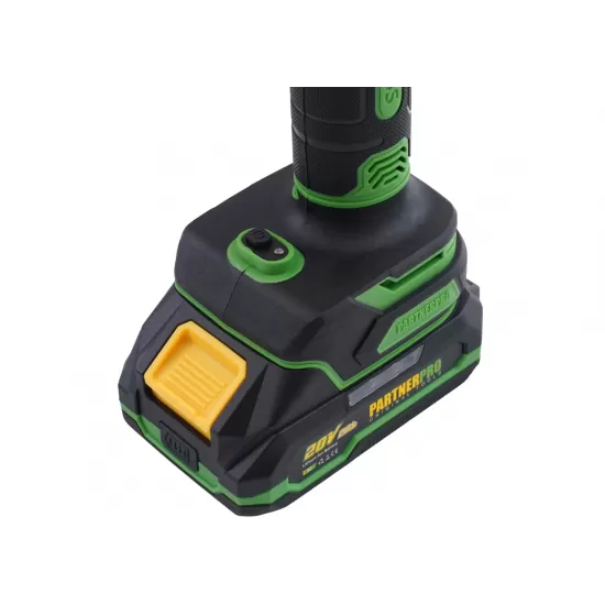 Set foarfecă de grădină și fierăstrău cu lanț pe acumulator PARTNERPRO PP-FF 5 IN 1, 2 acumulatori 20 V/2Ah Brushless