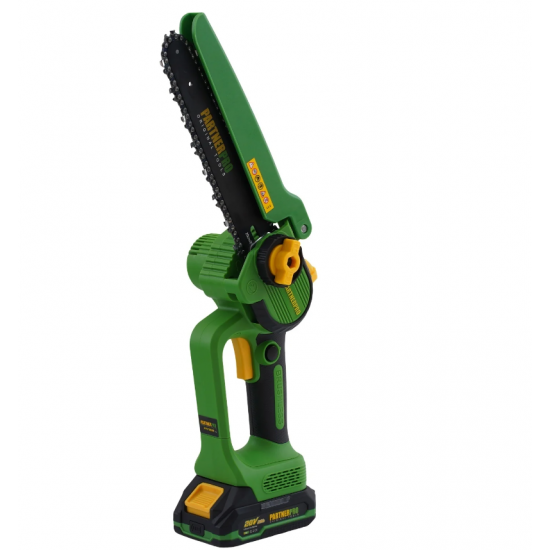 Set multifunctional pe acumulator, foarfeca de gradina, fierastrau cu lant, trimmer si tija telescopică PARTNERPRO, 2 acumulatori, brushless PP-FFTP 7 IN 1