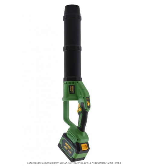 Suflanta aer cu acumulator PP-SB4.5A PARTNERPRO, 20V/4,5 Ah,Brushless, 45 m/s