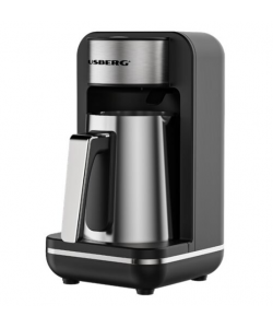 Aparat pentru preparat cafea turceasca HAUSBERG HB-3821IN, 400-500W, 250ml, protective supraincalzire, termostat, Inox-Negru