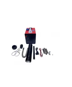 Aeroterma pe motorina 8kW, cu evacuare, telecomanda, 220V/12V/24V, rezervor 5L, Campion CMP1478