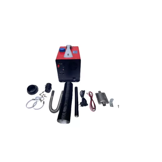 Aeroterma pe motorina 8kW, cu evacuare, telecomanda, 220V/12V/24V, rezervor 5L, Campion CMP1478