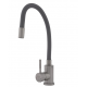Baterie bucatarie SUS 304 cu pipa flexibila gri VITAL FLOW- FB-011 Ref Grey