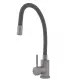 Baterie bucatarie SUS 304 cu pipa flexibila gri VITAL FLOW- FB-011 Ref Grey