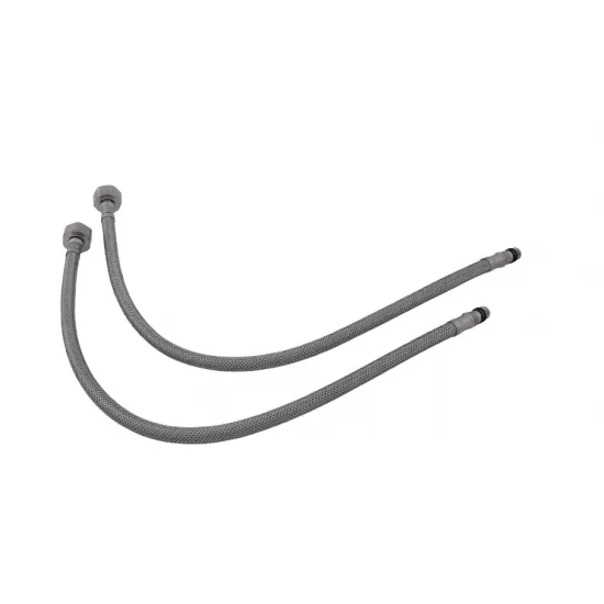 Baterie bucatarie SUS 304 cu pipa flexibila gri VITAL FLOW- FB-011 Ref Grey