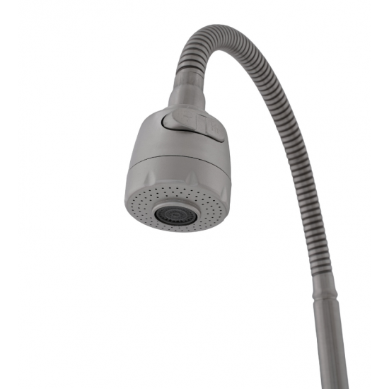 Baterie bucatarie SUS 304 pipa flexibila 2 functii crom mat VITAL FLOW-FB-011 Ref