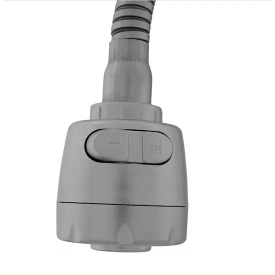 Baterie bucatarie SUS 304 pipa flexibila 2 functii crom mat VITAL FLOW-FB-011 Ref