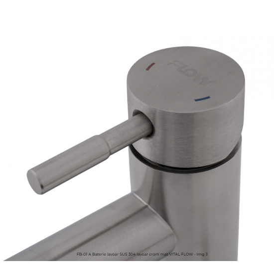 Baterie lavoar SUS 304 lavoar crom mat VITAL FLOW FB-01 A