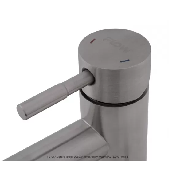 Baterie lavoar SUS 304 lavoar crom mat VITAL FLOW FB-01 A