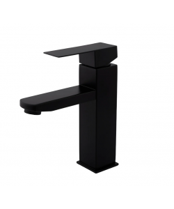 Black Baterie lavoar SUS 304 negru URBAN FLOW FB-01 Kub 
