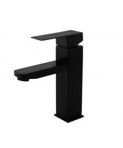 Black Baterie lavoar SUS 304 negru URBAN FLOW FB-01 Kub 