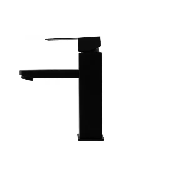 Black Baterie lavoar SUS 304 negru URBAN FLOW FB-01 Kub