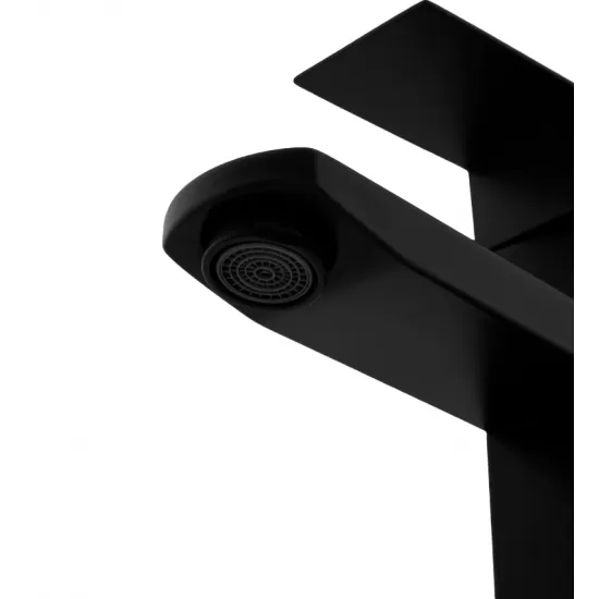 Black Baterie lavoar SUS 304 negru URBAN FLOW FB-01 Kub