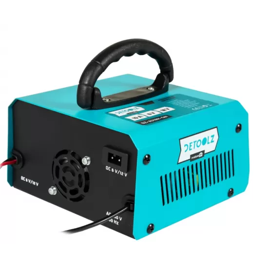 Redresor auto Detoolz, 120W 6V-12V 10A 10-150Ah CM