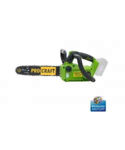 Fierastrau cu lant si acumulator PROCRAFT PKA42Li Brushless,20V / 2Ah, NU VINE INSOTIT DE ACUMULATOR /INCARCATOR