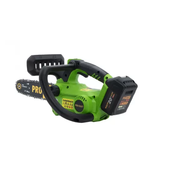 Fierastrau cu lant si acumulator PROCRAFT PKA42Li Brushless,20V / 2Ah, NU VINE INSOTIT DE ACUMULATOR /INCARCATOR