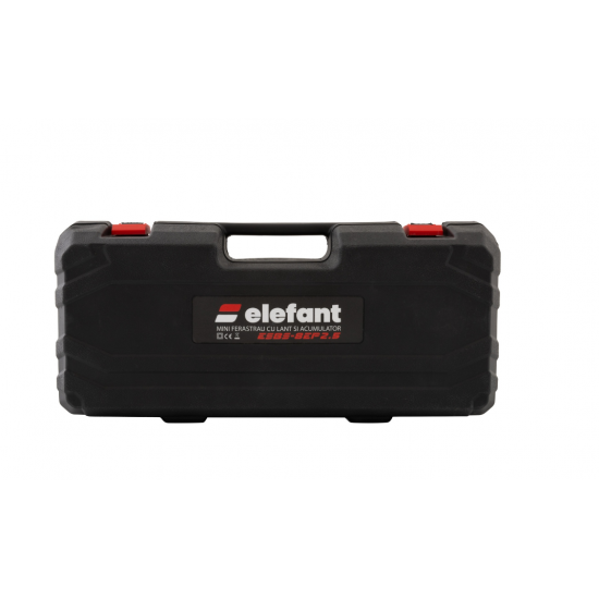 Set Mini drujba 8" si Extensie prelungire 2,5 m pe acumulator cu 1 acumulator 4Ah si incarcator ELEFANT ESBS8EP2.5