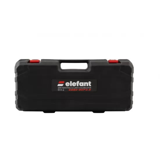 Set Mini drujba 8" si Extensie prelungire 2,5 m pe acumulator cu 1 acumulator 4Ah si incarcator ELEFANT ESBS8EP2.5
