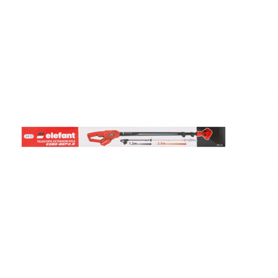 Set Mini drujba 8" si Extensie prelungire 2,5 m pe acumulator cu 1 acumulator 4Ah si incarcator ELEFANT ESBS8EP2.5