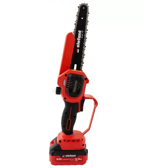 Set Mini drujba 8" si Extensie prelungire 2,5 m pe acumulator cu 1 acumulator 4Ah si incarcator ELEFANT ESBS8EP2.5