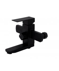 Baterie cada SUS 304 cu para de dus negru URBAN FLOW FB-09 Kub Black 