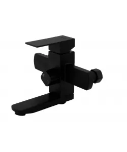 Baterie cada SUS 304 cu para de dus negru URBAN FLOW FB-09 Kub Black 