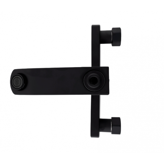 Baterie cada SUS 304 cu para de dus negru URBAN FLOW FB-09 Kub Black