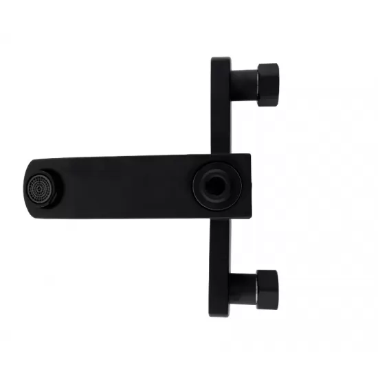 Baterie cada SUS 304 cu para de dus negru URBAN FLOW FB-09 Kub Black