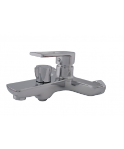 Baterie cada zinc cu para de dus crom EDGE FLOW EDGE Z 09 