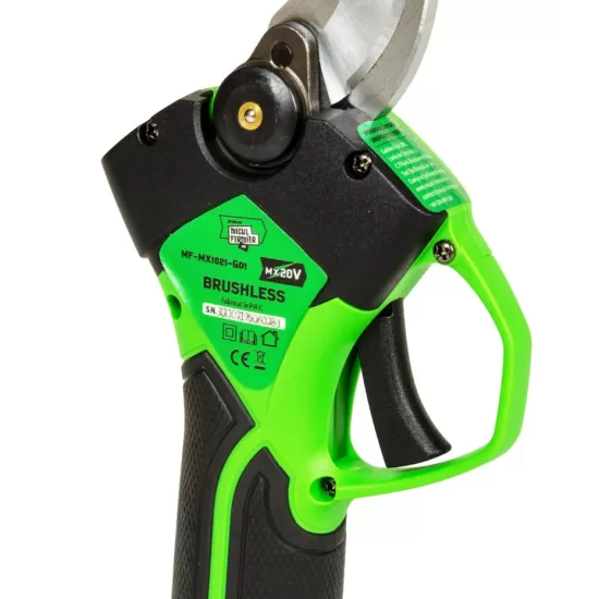 Foarfeca electrica Micul Fermier 20V, 2 Ah, capacitate maxima de taiere 30mm, Brushless