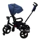 TRICICLETA COPII 5099EVA CU POZITIE DE SOMN, SCAUN REVERSIBIL, FAR CU LUMINI SI MUZICA, BLEUMARIN