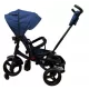 TRICICLETA COPII 5099EVA CU POZITIE DE SOMN, SCAUN REVERSIBIL, FAR CU LUMINI SI MUZICA, BLEUMARIN