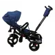 TRICICLETA COPII 5099EVA CU POZITIE DE SOMN, SCAUN REVERSIBIL, FAR CU LUMINI SI MUZICA, BLEUMARIN