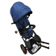 TRICICLETA COPII 5099EVA CU POZITIE DE SOMN, SCAUN REVERSIBIL, FAR CU LUMINI SI MUZICA, BLEUMARIN