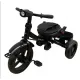 Tricicleta copii cu pozitie de somn, muzica si lumini, 8 luni-4 ani, UNV-5099EVA-NEGRU