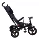 Tricicleta copii cu pozitie de somn, muzica si lumini, 8 luni-4 ani, UNV-5099EVA-NEGRU