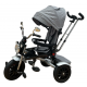 Tricicleta Copii Pozitii Somn Motostyle Grey&Black, Scaun Reversibil, Roti Cauciuc 03