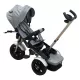 Tricicleta Copii Pozitii Somn Motostyle Grey&Black, Scaun Reversibil, Roti Cauciuc 03