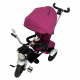 Tricicleta copii cu pozitii somn Motostyle Mov, scaun reversibil, roti cauciuc 02