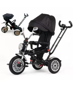 Tricicleta cu pozitii de somn Motostyle Negru 10