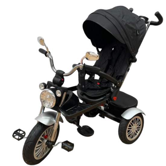 Tricicleta cu pozitii de somn Motostyle Negru 10