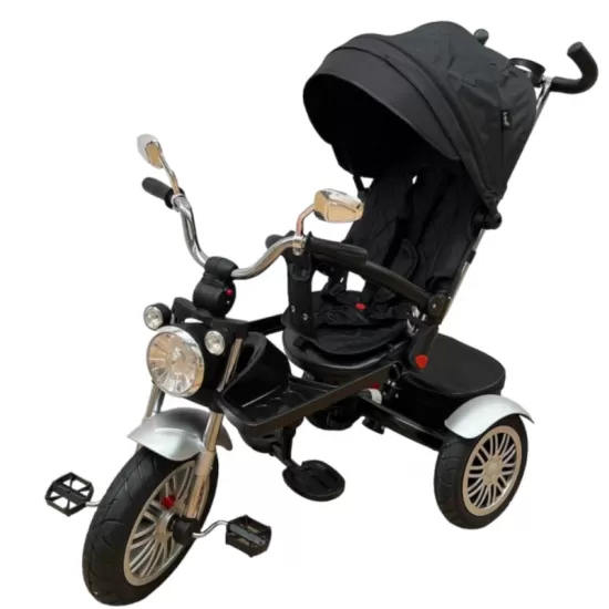 Tricicleta cu pozitii de somn Motostyle Negru 10