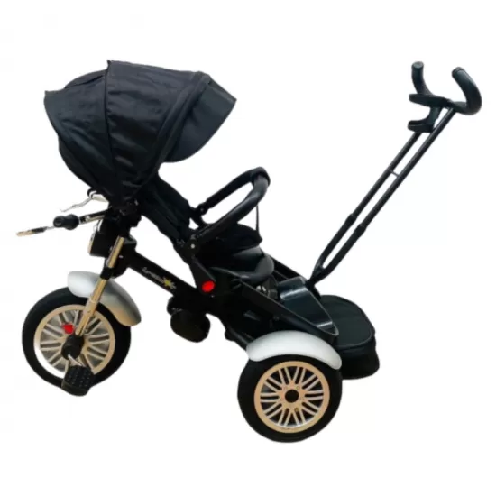 Tricicleta cu pozitii de somn Motostyle Negru 10