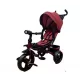 Tricicleta cu pozitie de somn, scaun reversibil, 8-36 luni, roata plina, far cu lumini si muzica, Rosu