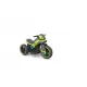 Motocicleta electrica pentru copii, 2 motoare, acumulator 12V, cu muzica si lumini, verde