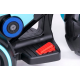 Motocicleta electrica pentru copii, 2 motoare, acumulator 12V, cu muzica si lumini, verde