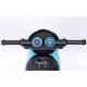 Motocicleta electrica pentru copii, 2 motoare, acumulator 12V, cu muzica si lumini, verde